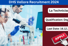 Vellore DHS Recruitment